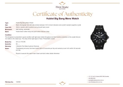 Hublot Big Bang Mens Watch - 5