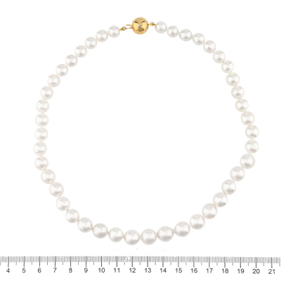 11.1-8.4mm South Sea Pearl Strand Necklace - 3