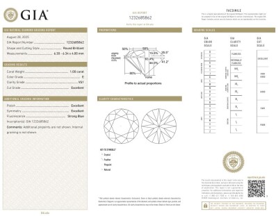 1.00ct Loose Diamond GIA E VS1 - 2