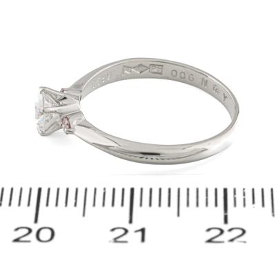 Argyle Intense Pink & white Diamonds Trilogy Ring GSL - 3
