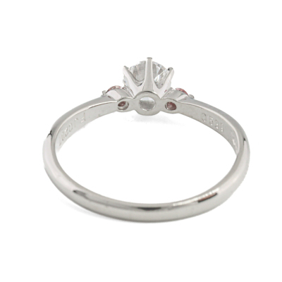 Argyle Intense Pink & white Diamonds Trilogy Ring GSL - 5