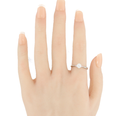 Argyle Intense Pink & white Diamonds Trilogy Ring GSL - 7