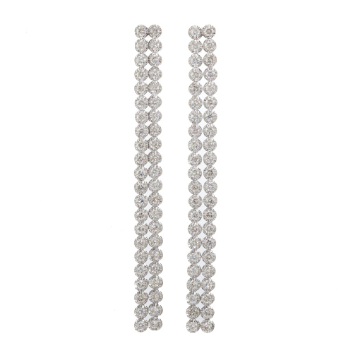 5.28ct Diamond Dangle Earrings