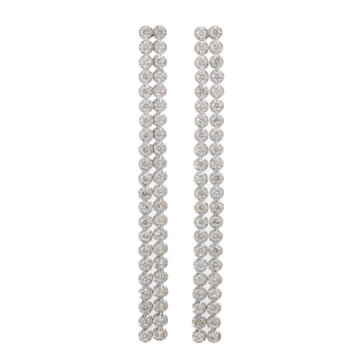 5.28ct Diamond Dangle Earrings