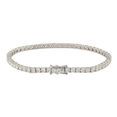 6.24ct Diamond Tennis Bracelet - 3
