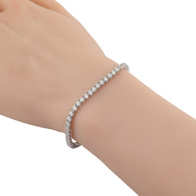 6.24ct Diamond Tennis Bracelet - 5