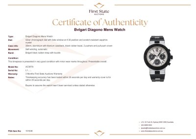 Bvlgari Diagono Mens Watch - 4