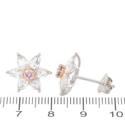 Argyle Origin Intense Pink Diamond Earrings 0.30ct - 3