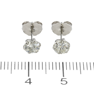 0.85ct Diamond Studs - 2