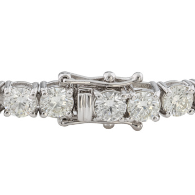 12.23ct Diamond Tennis Bracelet - 2