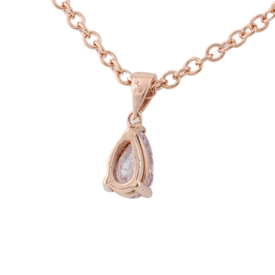 0.47ct Pinkish Purple Diamond Pendant GIA GSL - 6
