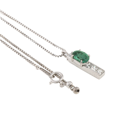 1.46ct Alexandrite & Diamond Pendant - 5